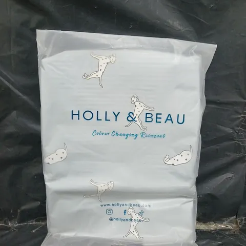 BAGGED HOLLY AND BEAU DALMATIAN RAINCOAT - XS