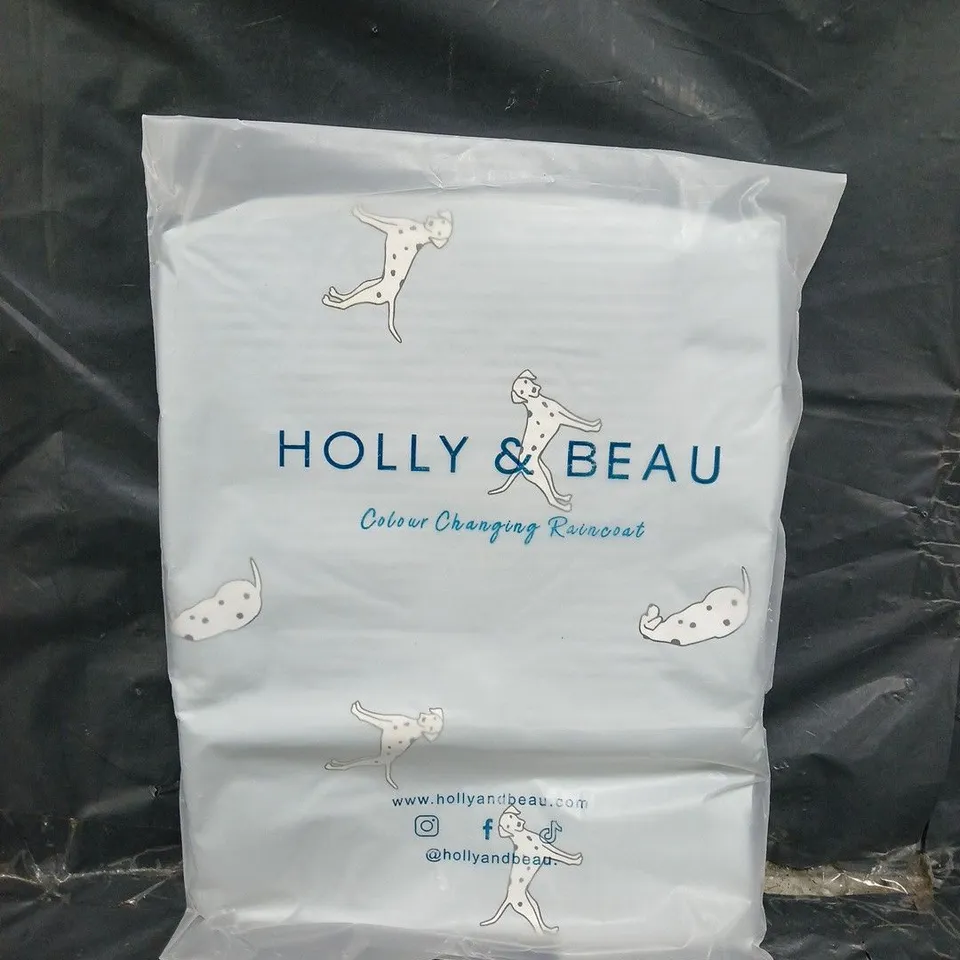 BAGGED HOLLY AND BEAU DALMATIAN RAINCOAT - XS