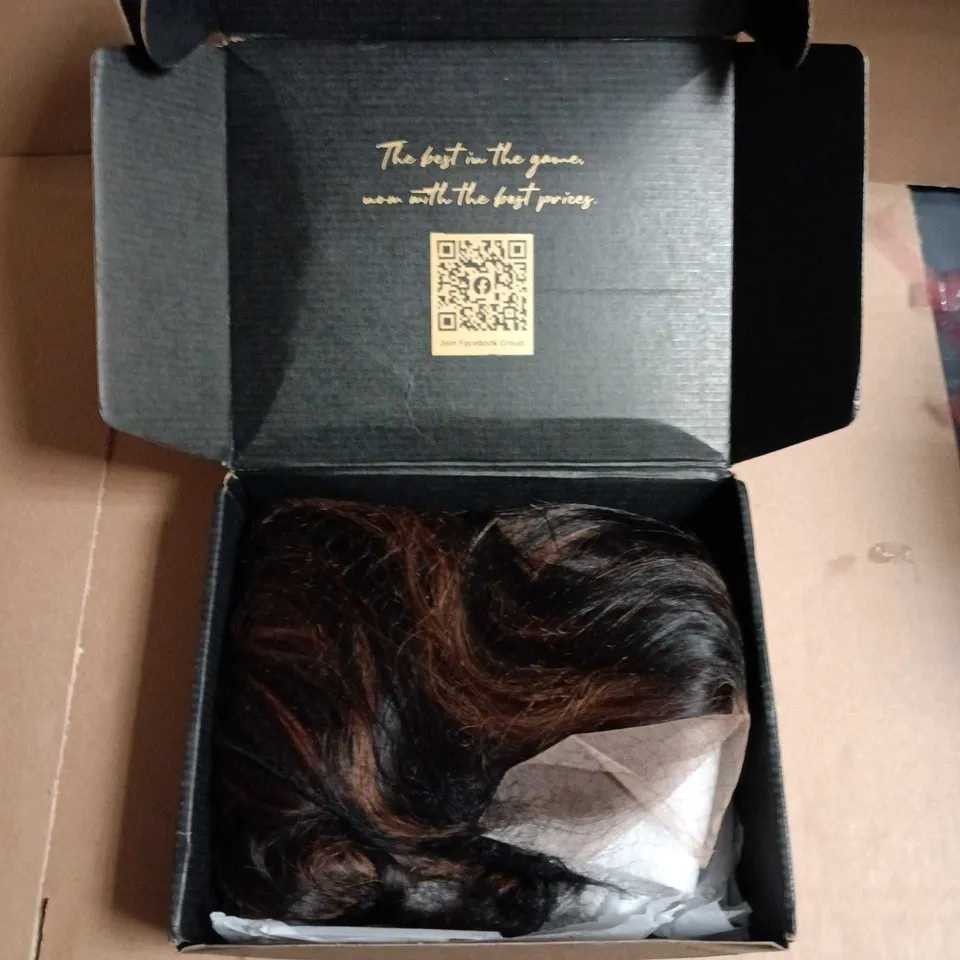 RPGSHOW WIG – DARK BROWN/BLACK, OUTLET BOX - LENGTH UNSPECIFIED 