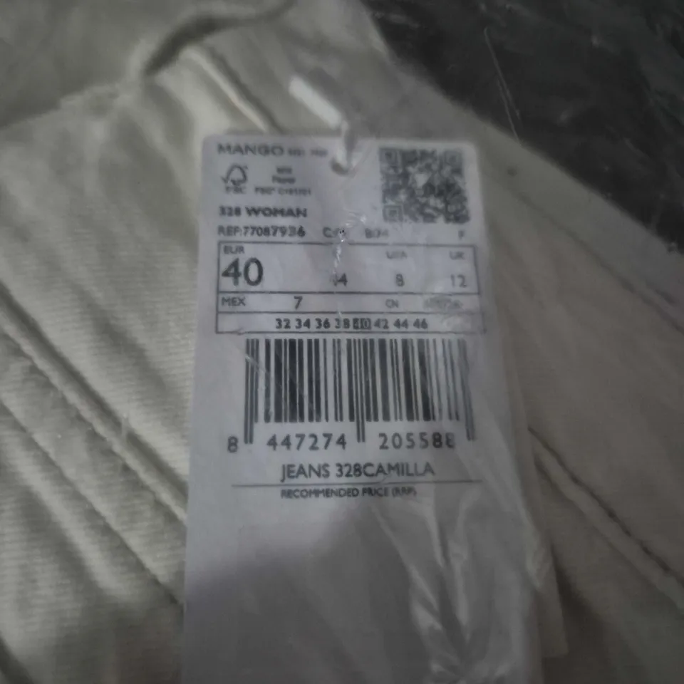 MANGO WOMEN'S JEANS – DENIM, UK 8 (EU 40), CAMILLA