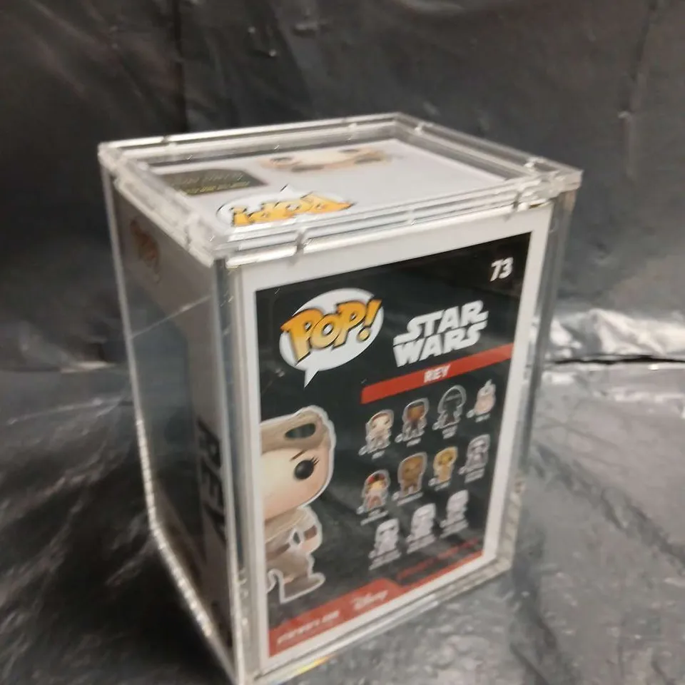 FUNKO POP! STAR WARS REY #73 VINYL FIGURE – UNDERGROUND TOYS EXCLUSIVE, BOXED