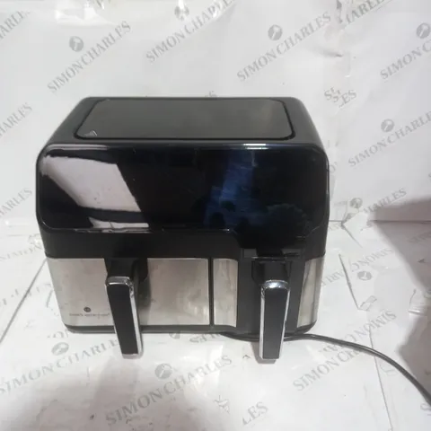 BOXED COOK'S ESSENTIALS 7.7L DUAL AIR FRYER