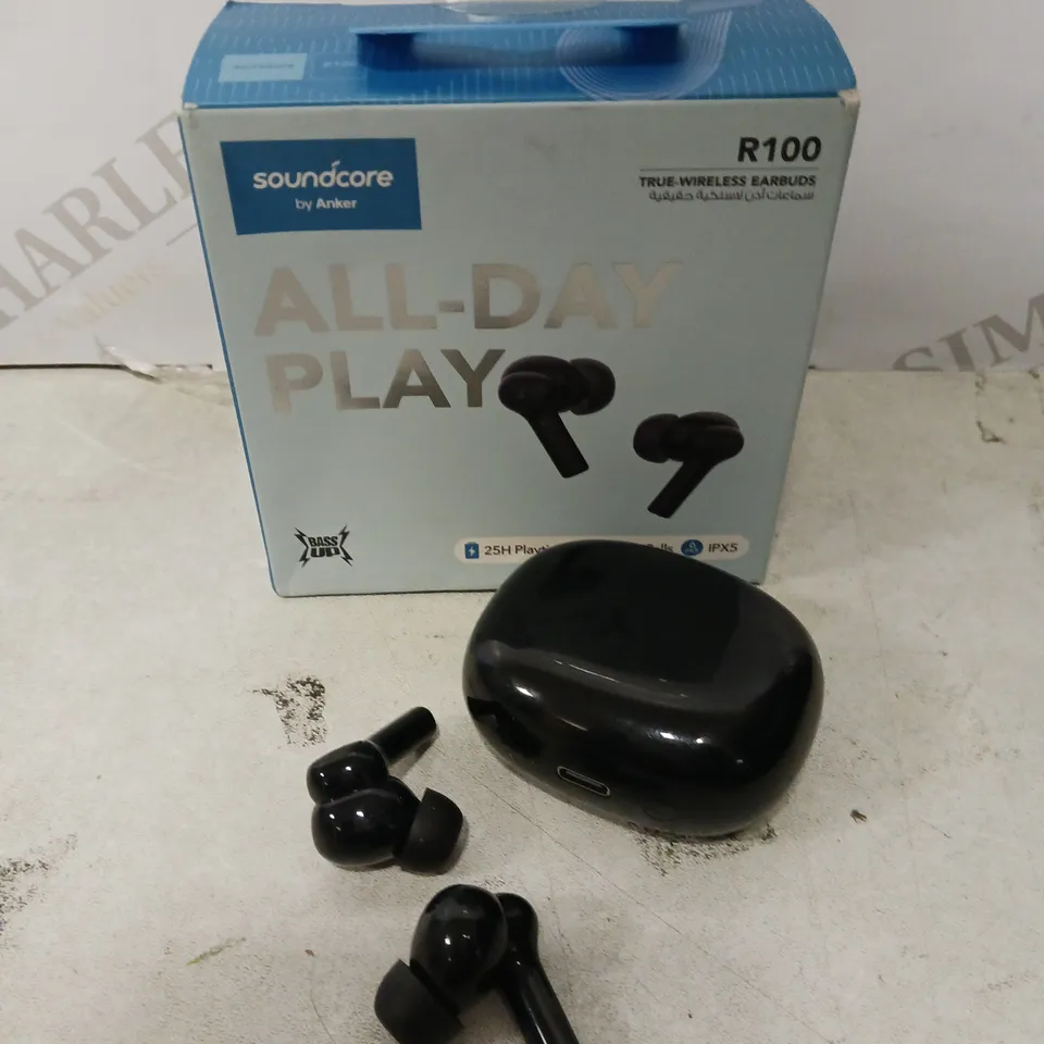 BOXED ANKER SOUNDCORE R100 TRUE WIRELESS EARPHONES 