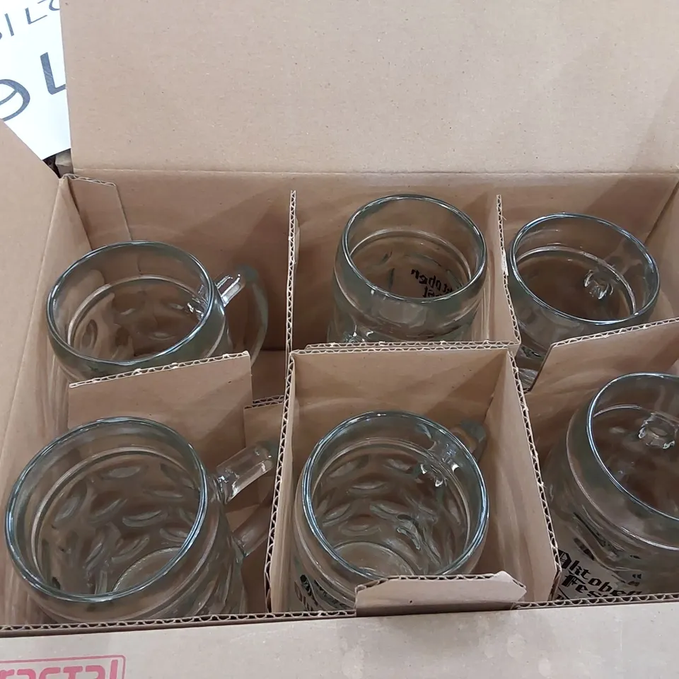 PALLET OF APPROXIMATELY 624 BRAND NEW BOXED BIER CO OKTOBER FEST 0.5L BEER GLASSES