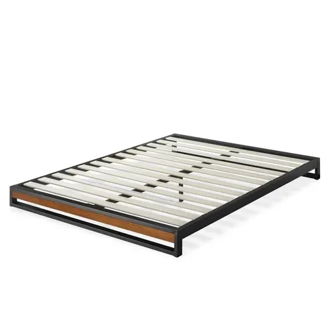 BOXED ELLESMERE LOW PROFILE INDUSTRIAL BED FRAME // SIZE: DOUBLE (1 BOX)