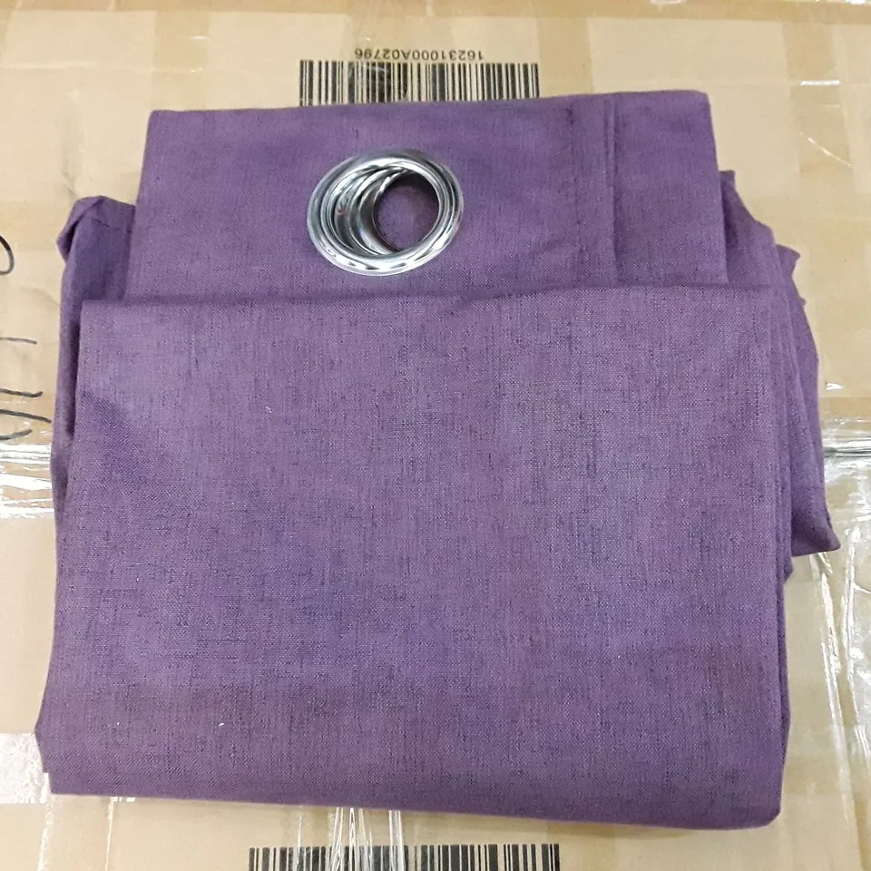 BAGGED ALHAMDI BLACKOUT THERMAL CURTAINS - PURPLE // SIZE UNSPECIFIED 