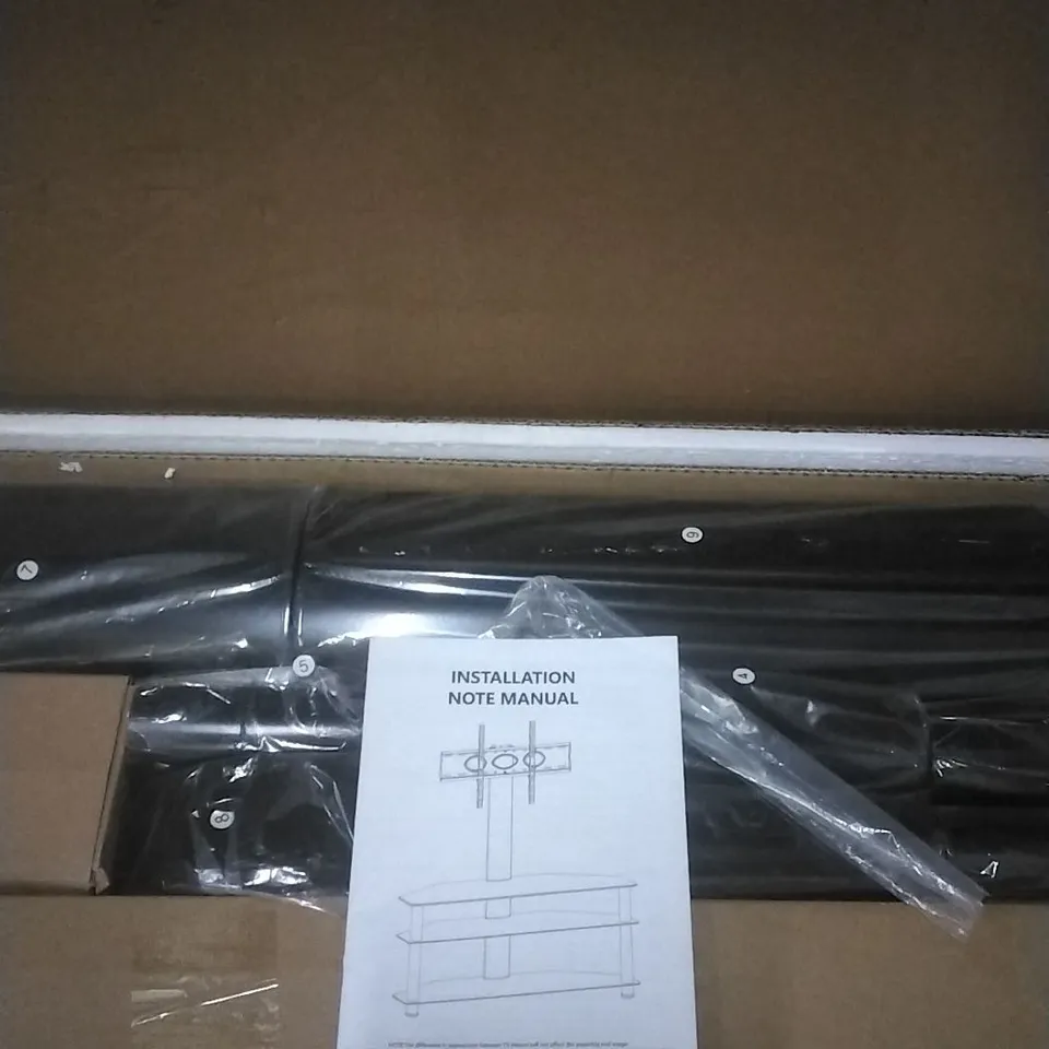 BOXED TV STAND 60CM X 40CM (BLACK)