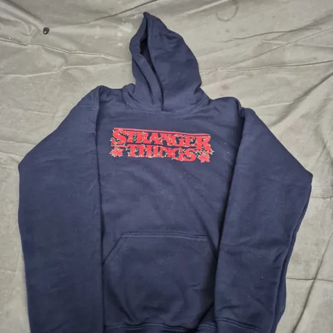 KIDS Stranger Things Navy Hoodie – Size L
