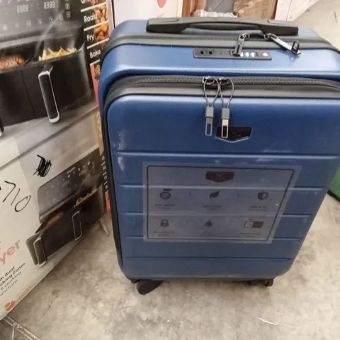SMALL SUITCASE BLUE & BLACK 