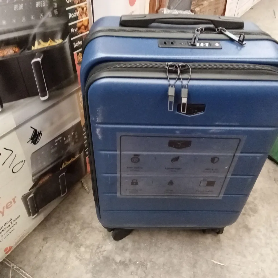 SMALL SUITCASE BLUE & BLACK 