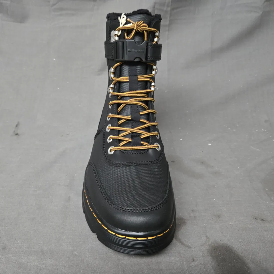 BOXED PAIR OF DR MARTENS COMBS TECH ANKLE BOOTS IN BLACK UK SIZE 11