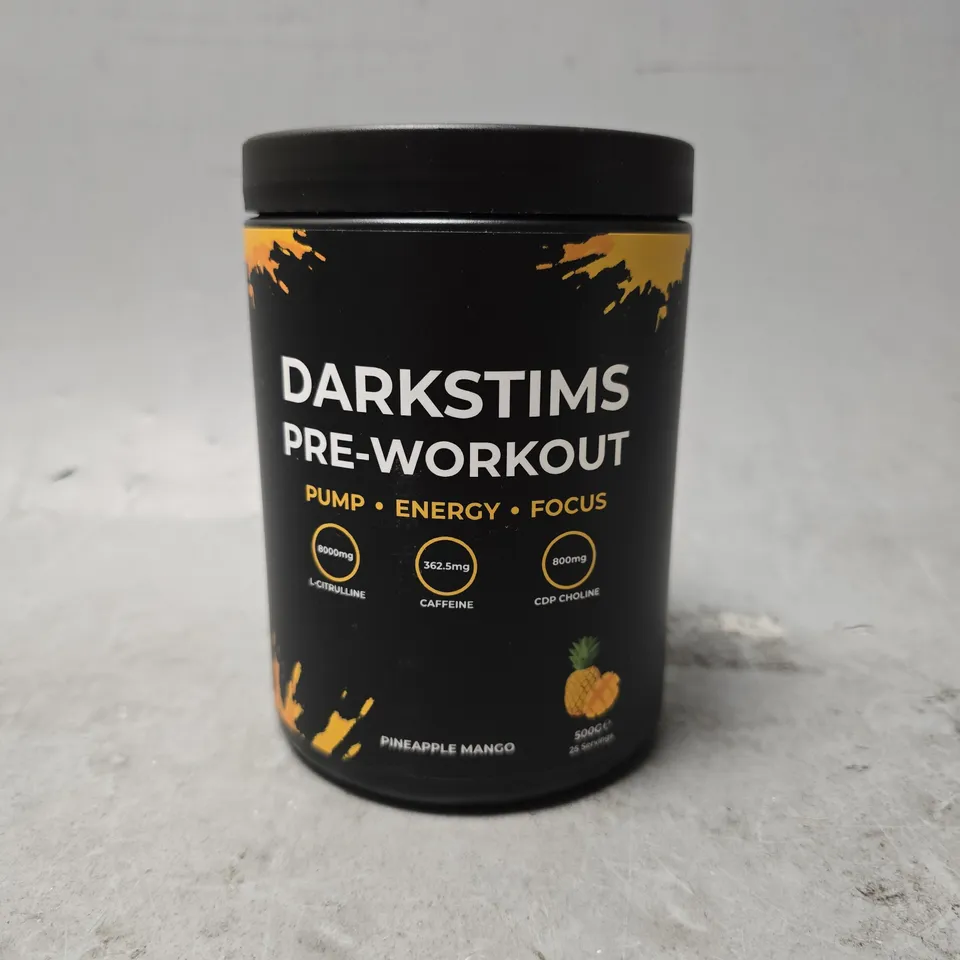 DARKSTIMS PRE WORKOUT PINEAPPLE MAGO 500G 
