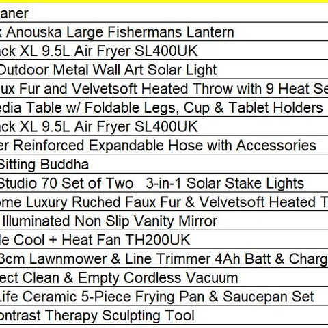 PALLET OF APPROXIMATELY 24 ASSORTED PRODUCTS TO INCLUDE;
