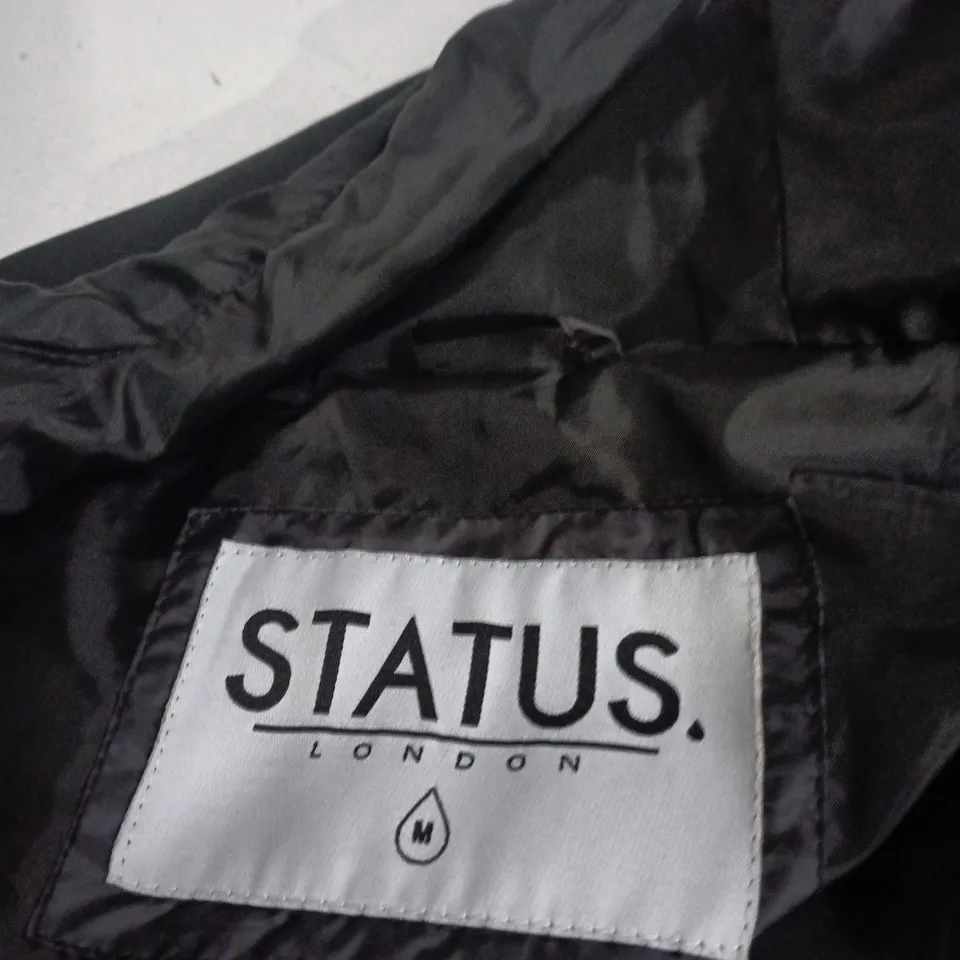 STATUS LONDON MEN'S QUILTED JACKET, SIZE M