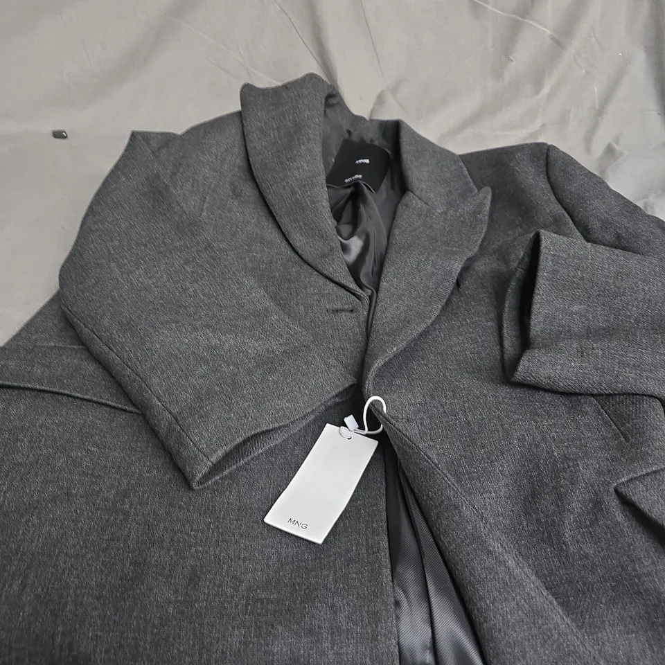MANGO MNG WOMEN'S GREY COAT – UK SIZE S