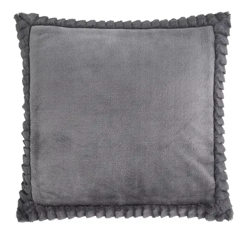 CATHERINE LANSFIELD VELVET & FAUX FUR CUSHION