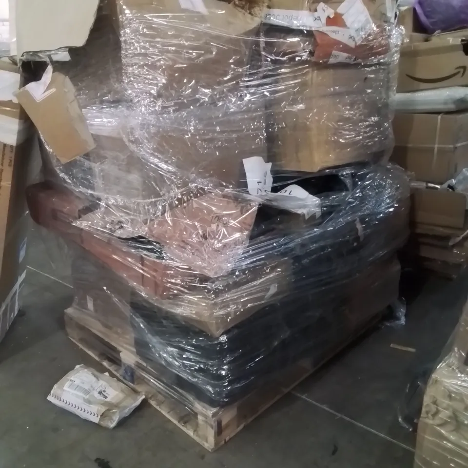 PALLET TO CONTAIN NEO PRODUCTS AND OTHER ASSORTED HOUSEHOLD GOODS TO INCLUDE;NEO CART,GAMING CHAIR,EGG