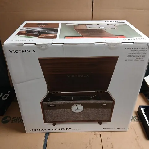 VICTROLA CENTURY SIGNATURE 6-IN-1 MUSIC CENTER – BOXED
