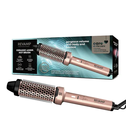REVAMP CERAMIC 40MM HOT BRUSH - ROSE GOLD