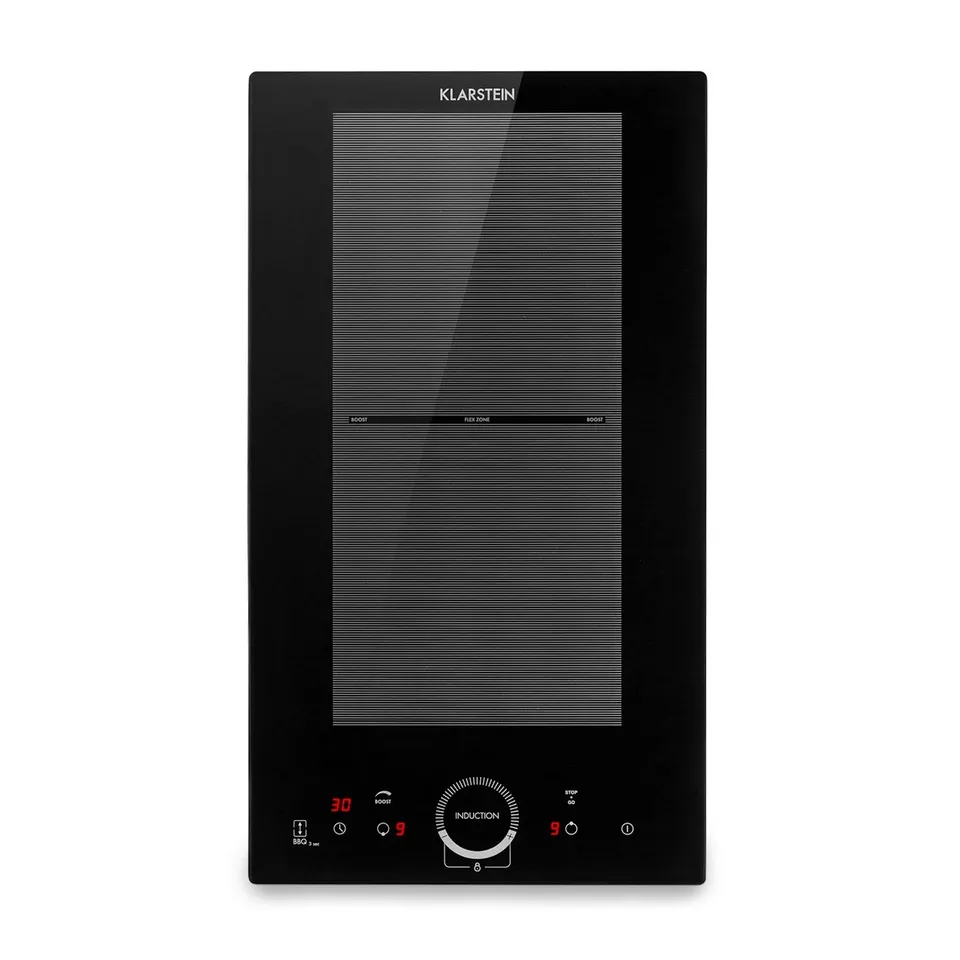 DELICATESSA SLIM 30CM 2 RING INDUCTION HOB BLACK