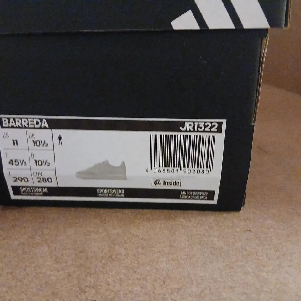 ADIDAS SNEAKERS – LIGHT GREY/WHITE, UK 10.5 (US 11)