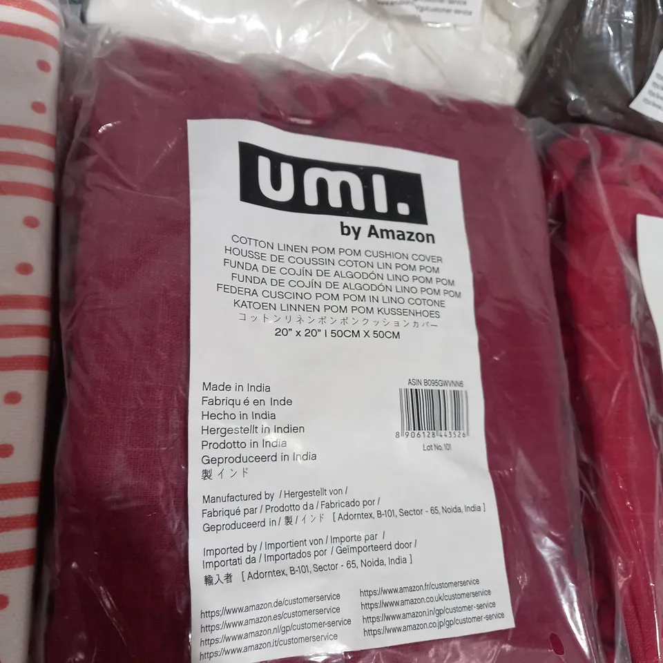 9 X MIX AND MATCH CUSHION COVERS INCLUDING VELVET AND COTTON 