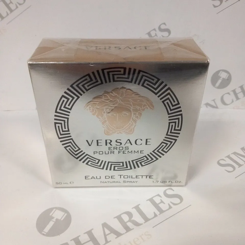 BOXED AND SEALED VERSACE EROS POUR FEMME EAU DE TOILETTE 50ML