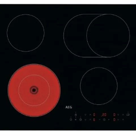 AEG HRX64360C 60CM CERAMIC HOB - BLACK