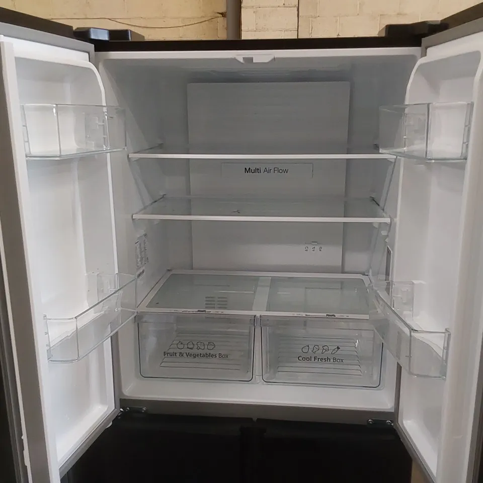 FRIDGEMASTER MQ79394EB FREESTANDING AMERICAN 4 DOOR FRIDGE FREEZER - UNPROCESSED RAW RETURN