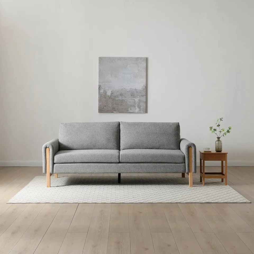 BOXED CLICK CLACK SOFA BED - NATURAL (2 BOXES)