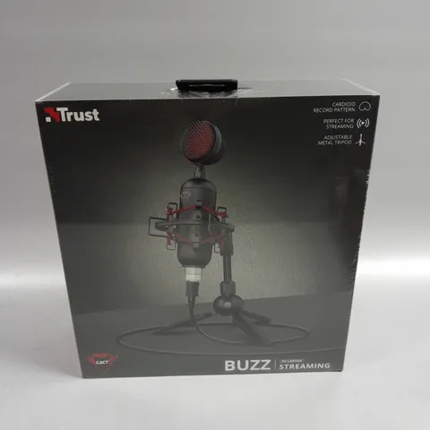 BOXED SEALED TRUST BUZZ USB STREAMING MICROPHONE