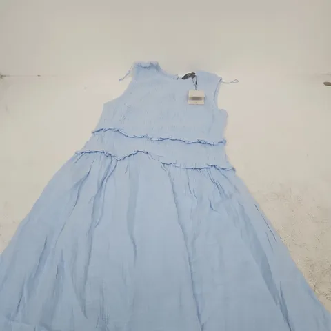 NOBODY'S CHILD INGRID MIDI DRESS – LIGHT BLUE, UK 10 