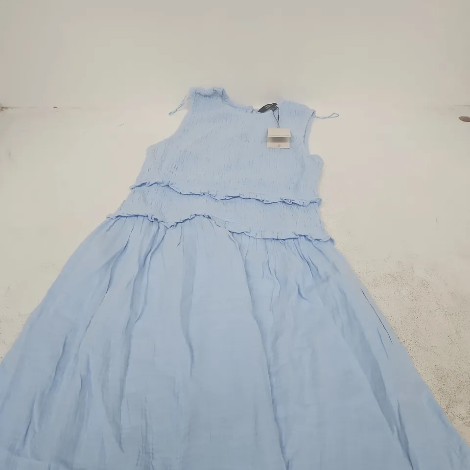 NOBODY'S CHILD INGRID MIDI DRESS – LIGHT BLUE, UK 10 