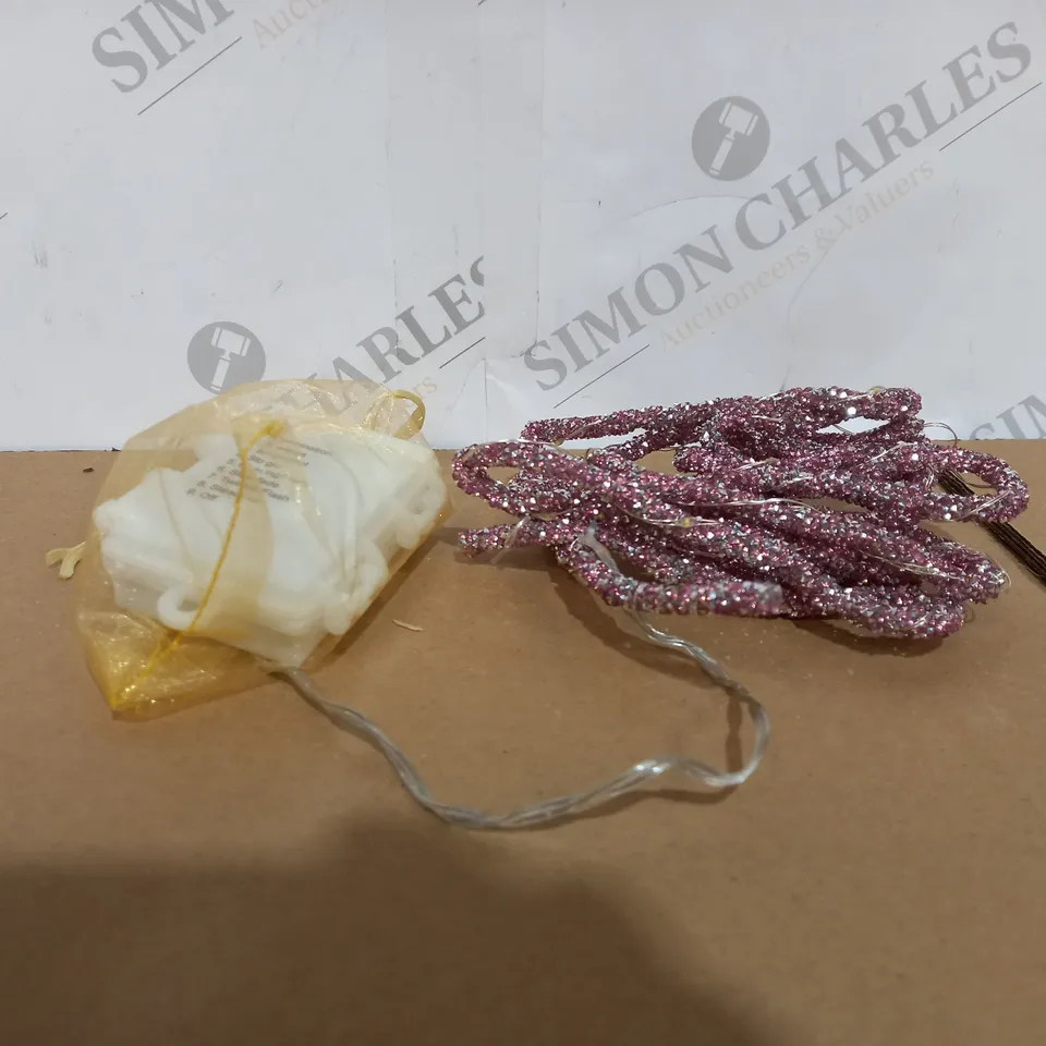 OUTLET ALISON CORK 2M INDOOR/OUTDOOR PRE-LIT GLITTER ROPE STRANDS