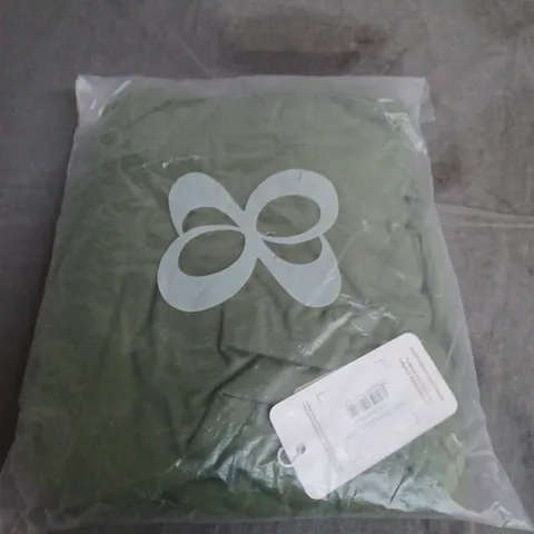 AYM WOMEN'S OLIVE GREEN MIDI DRESS – SIZE UNSPECIFIED