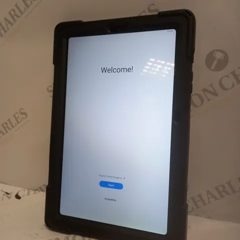 SAMSUNG GALAXY TAB S6 LITE TABLET WITH BRAECN PROTECTIVE EASY HOLD CASE