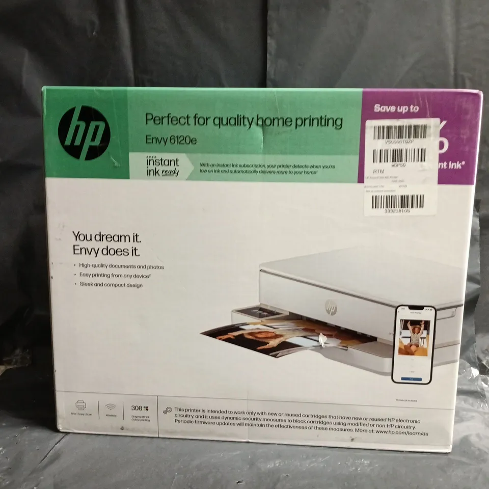 BOXED HP ENVY 6120E PRINTER 
