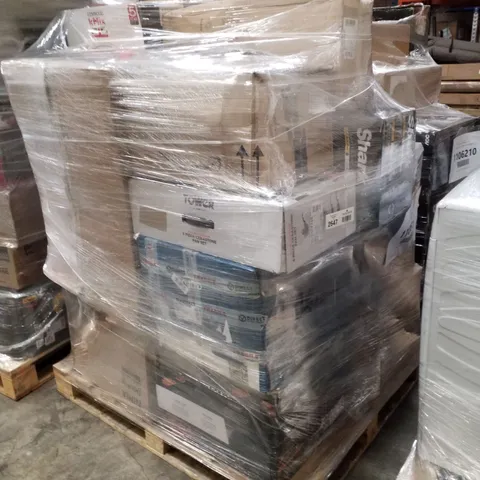 PALLET OF APPROXIMATELY 21 UNPROCESSED RAW RETURN HOUSEHOLD AND ELECTRICAL GOODS TO INCLUDE;