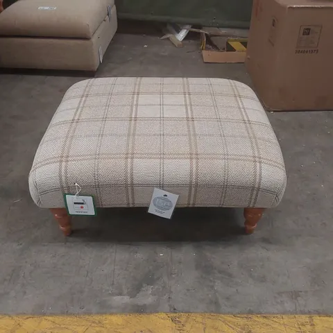 PARKER KNOLL UPHOLSTERED FOOTSTOOL
