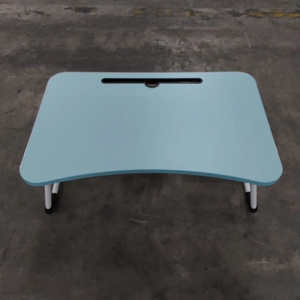 BOXED LAPTOP TRAY IN BLUE