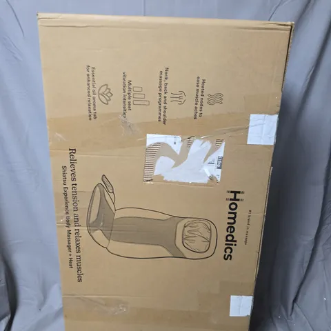 HOMEDICS NECK, BACK & SHOULDER MASSAGER WITH HEAT – BOXED