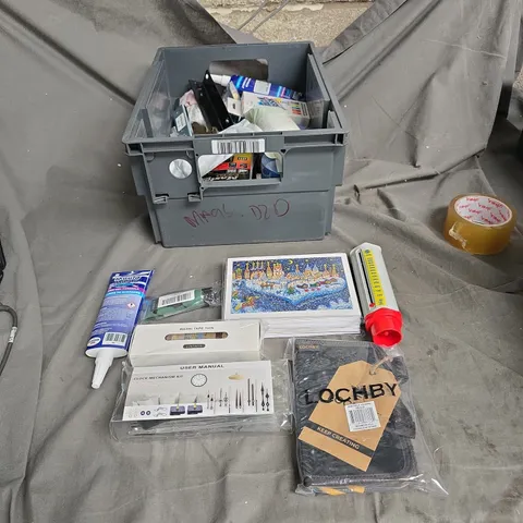 20 ITEMS INCLUDING MOULD MAGIG EXTREME , WASHI TAPE MASTER LOCK EXCELL.AND VARIOUS HOUSEHOLD ITEMS.