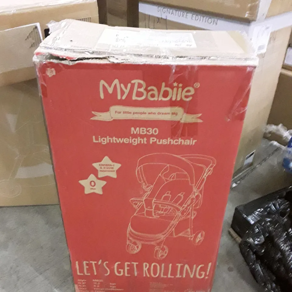 BOXED MY BABIIE BILLIE FAIERS MB30 GREY TIE-DYE PUSHCHAIR RRP £129.99