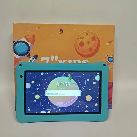 BOXED 7" KIDS TABLET WITH PROTECTIVE BLUE CASE