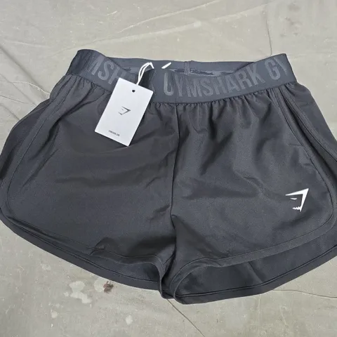 GYMSHARK TRAINING LOOSE FIT SHORTS IN BLACK - SMALL