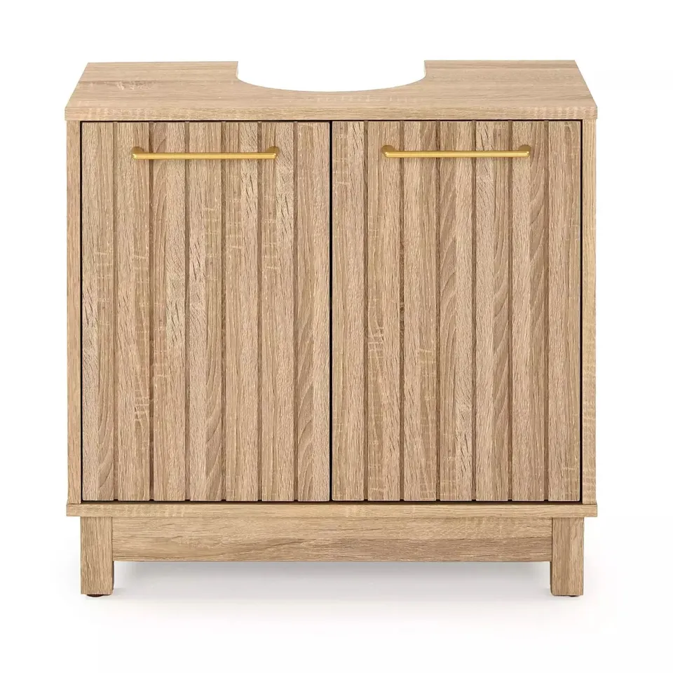 LOTUS PANNELLED UNDER SINK BATHROOM CABINET