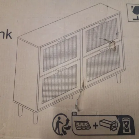 BOXED SHOE CABINET