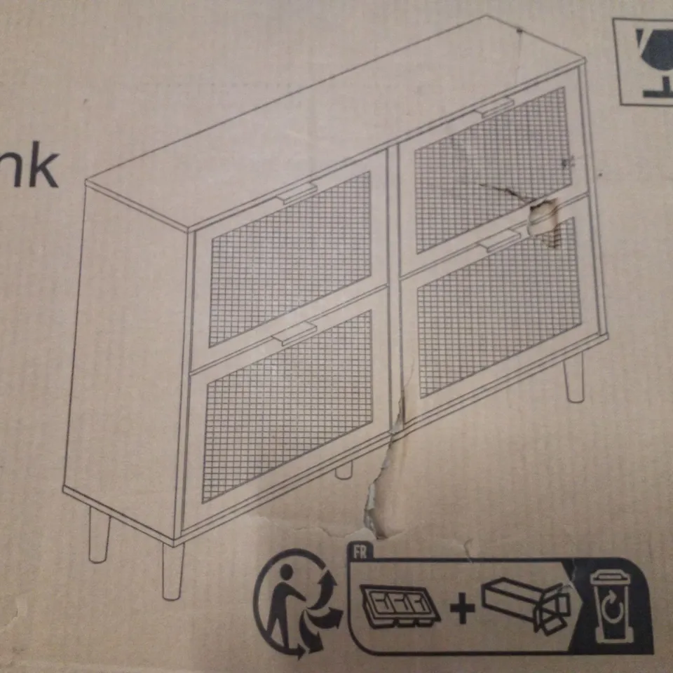 BOXED SHOE CABINET 