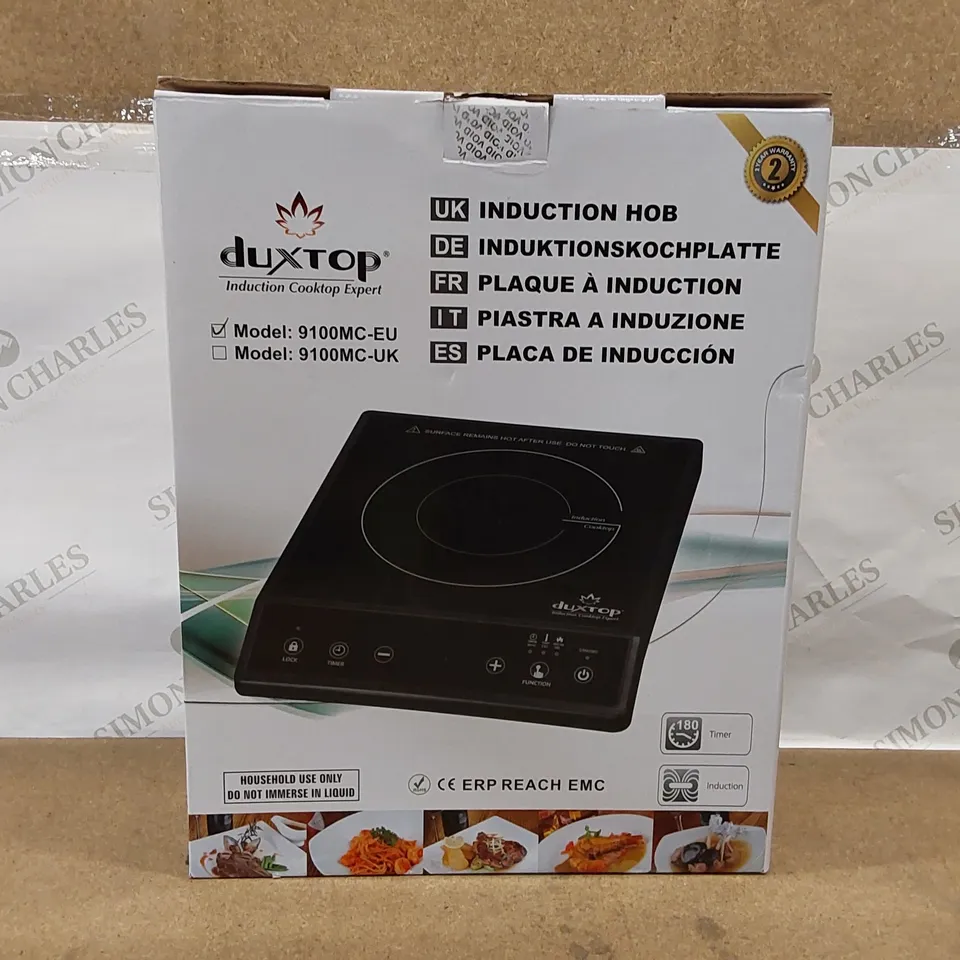 BRAND NEW BOXED DUXTOP INDUCTION HOB 9100MC 2100W COOKTOP (1 BOX)