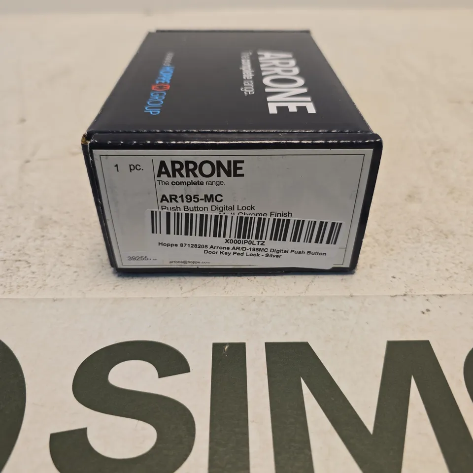 ARRONE AR195-MC PUSH BUTTON DIGITAL LOCK – SILVER (BOXED)